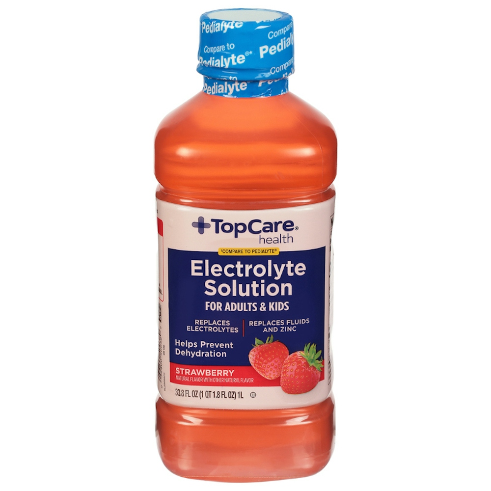 TopCare Electrolyte Solution Strawberry 33.8 fl oz