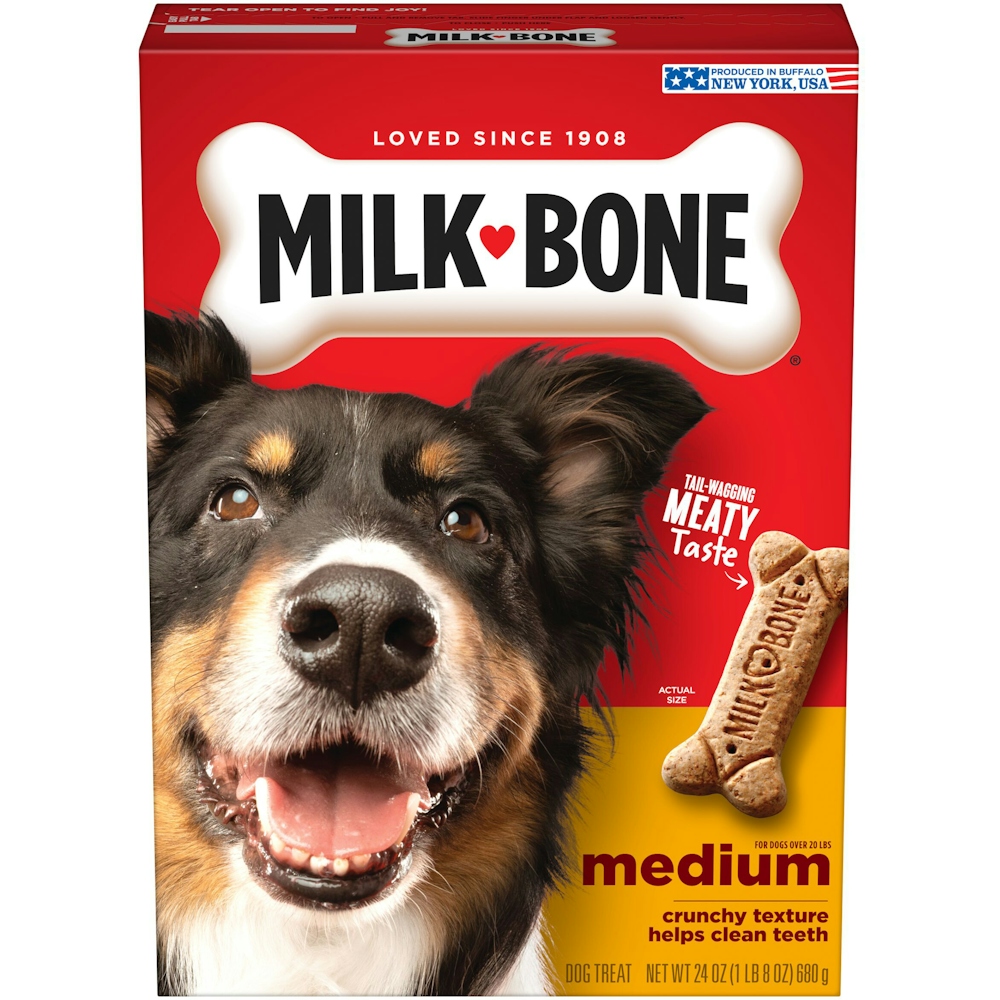 Milk-Bone Original Dog Treats Biscuits For Medium Dogs, 24 Ounces