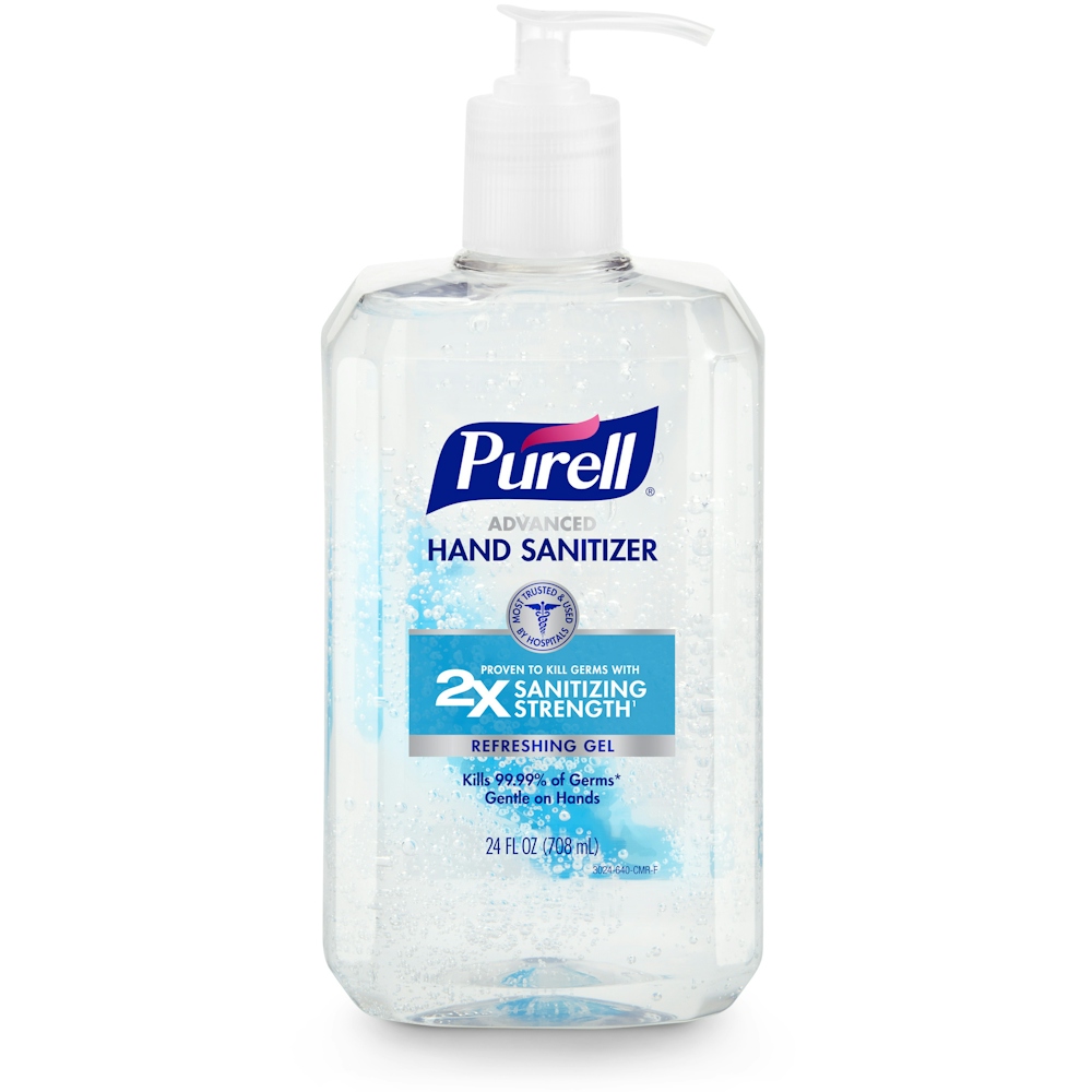 Purell Hand Sanitizer, Advanced, Refreshing Gel 24 Fl Oz