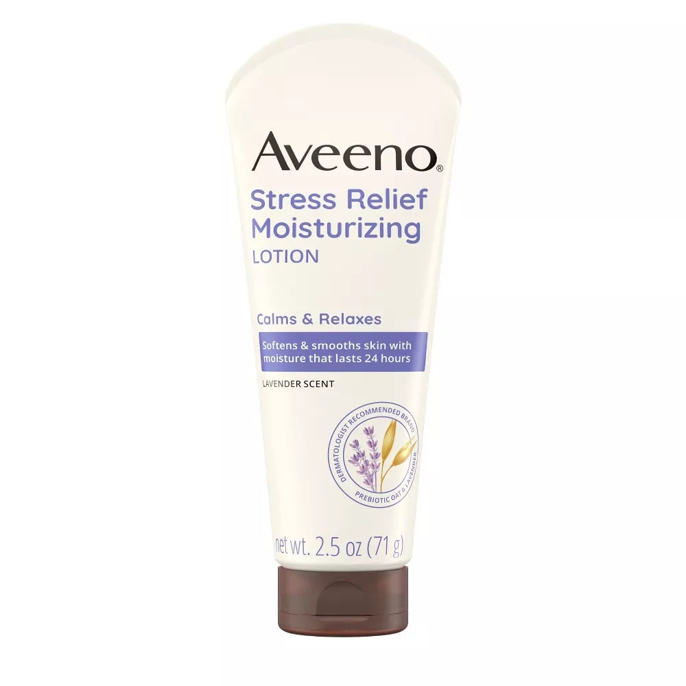 Aveeno Stress Relief Moisturizing Lotion - Lavender Scent, 2.5 Oz