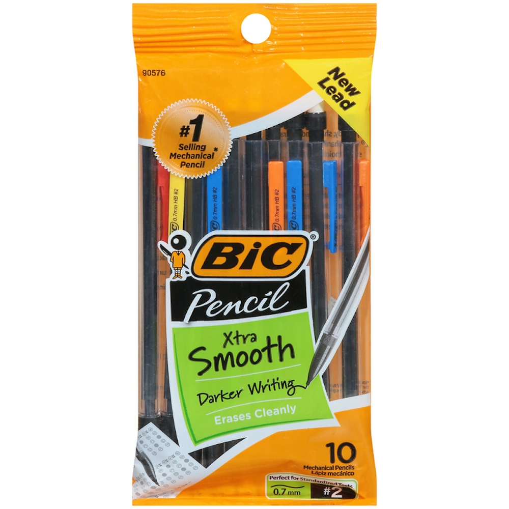 BiC Bi C Mechanical Pencils, Xtra Smooth, 2 (0.7mm)