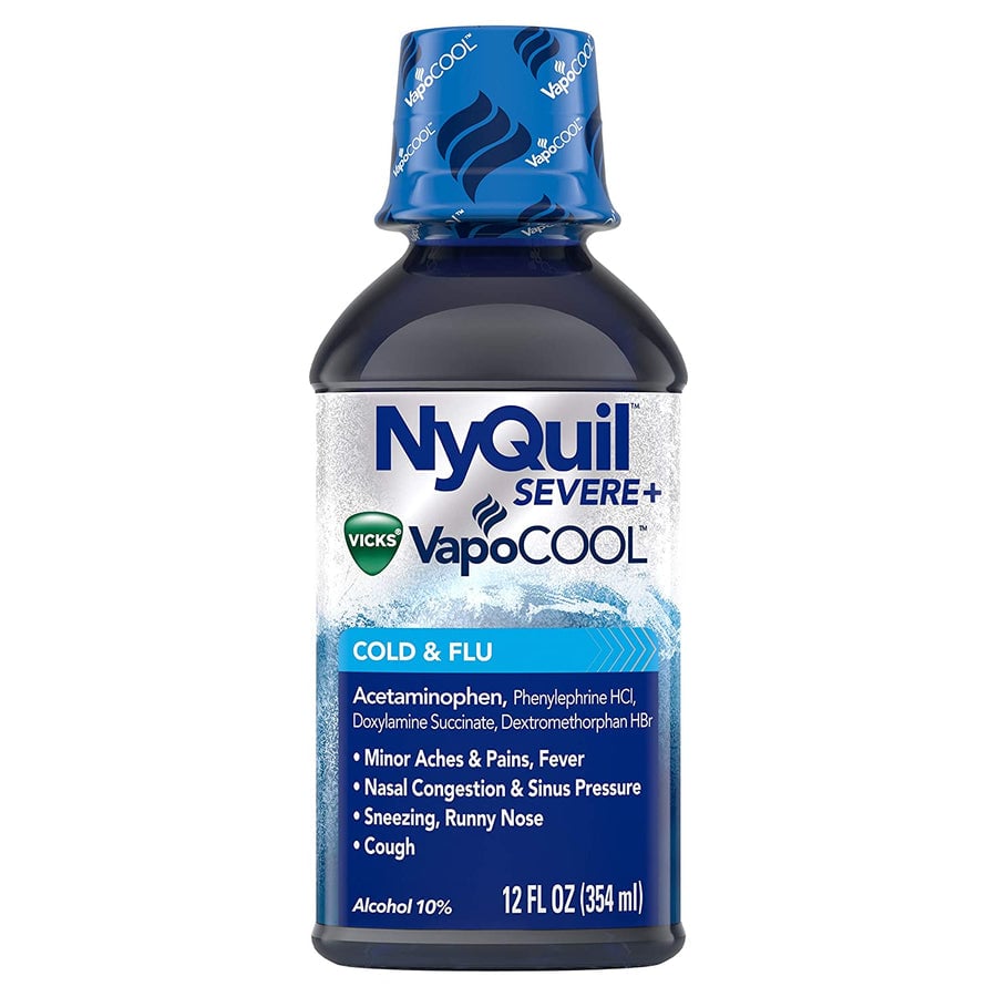 NyQuil Vicks Severe Vapocool Cold & Flu 12oz