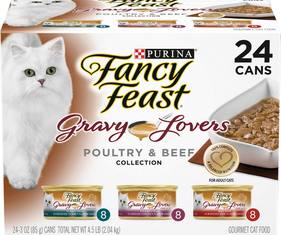 Purina Fancy Feast Gravy Lovers Poultry & Beef Collection Variety Pack