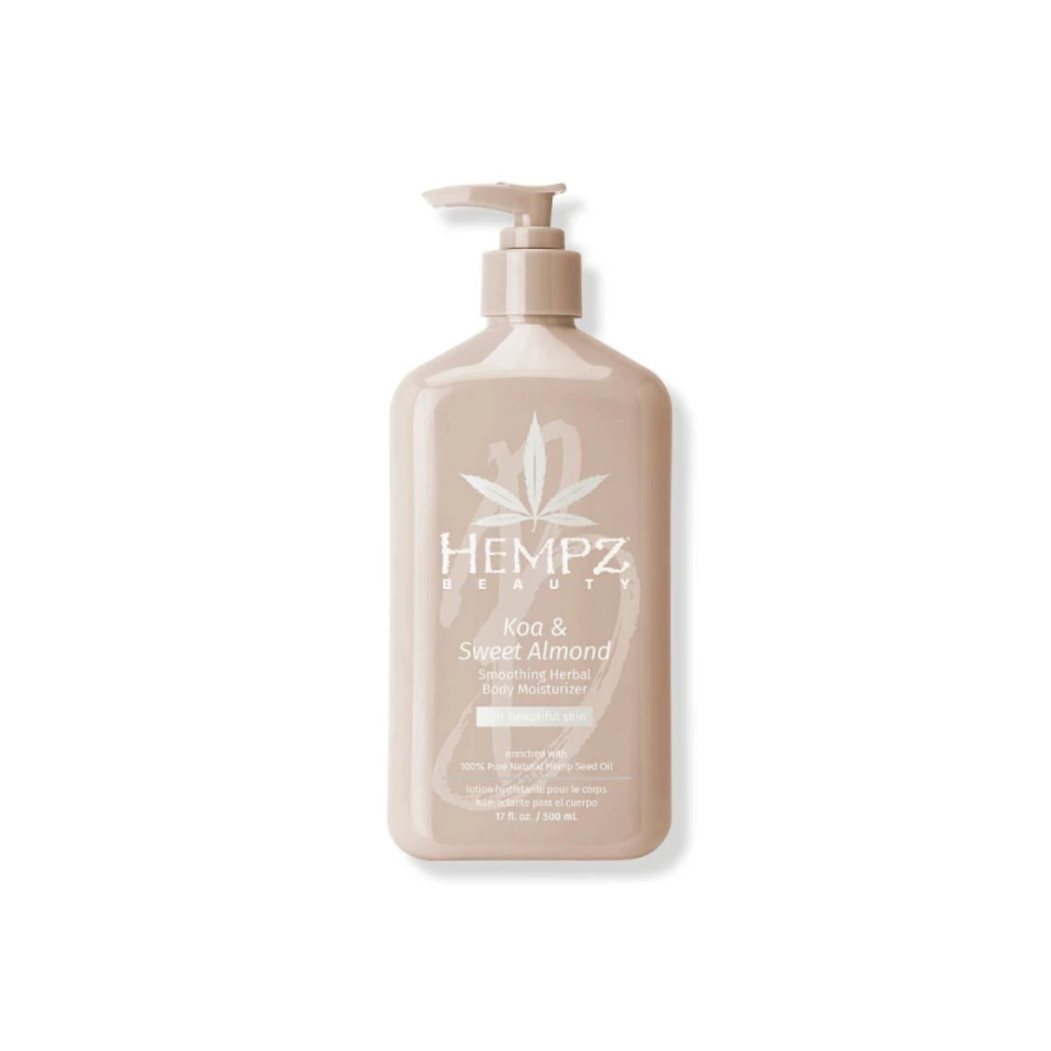 Hempz Koa & Sweet Almond Smoothing Herbal Body Moisturizer 17oz