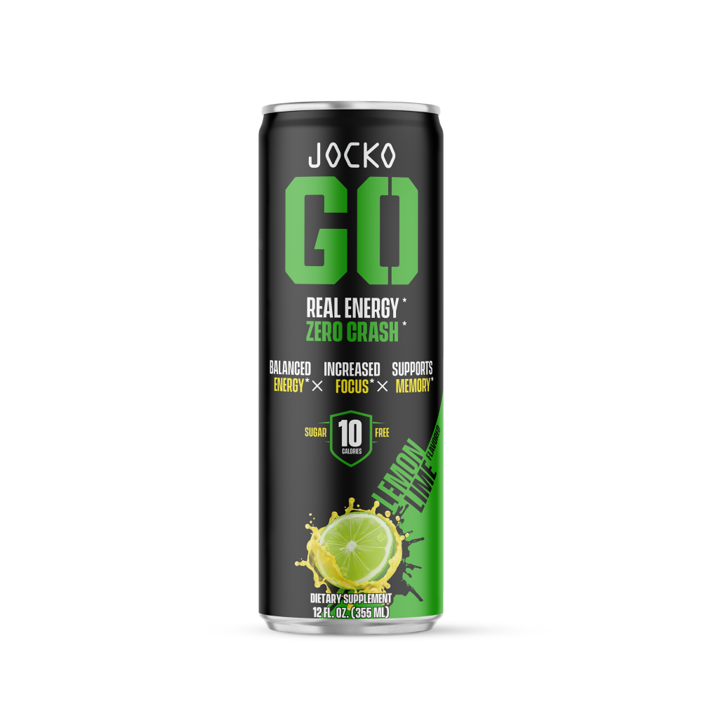 Jocko Fuel GO Lemon Lime Energy Drink Can