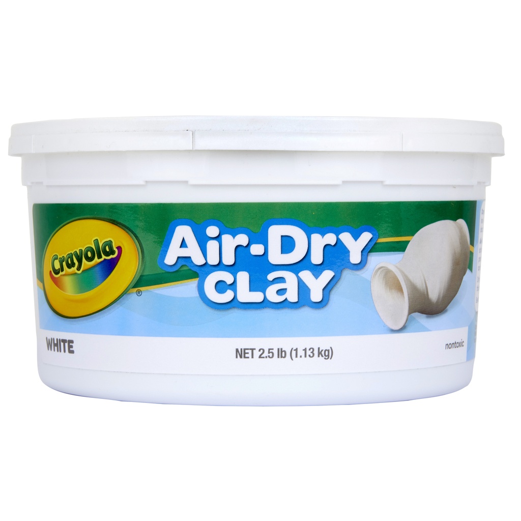 Crayola CYO575050 Air Dry Clay White 2.5 Lbs
