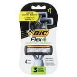 BiC Flex 4, Titanium Sensitive Men's Disposable Razors