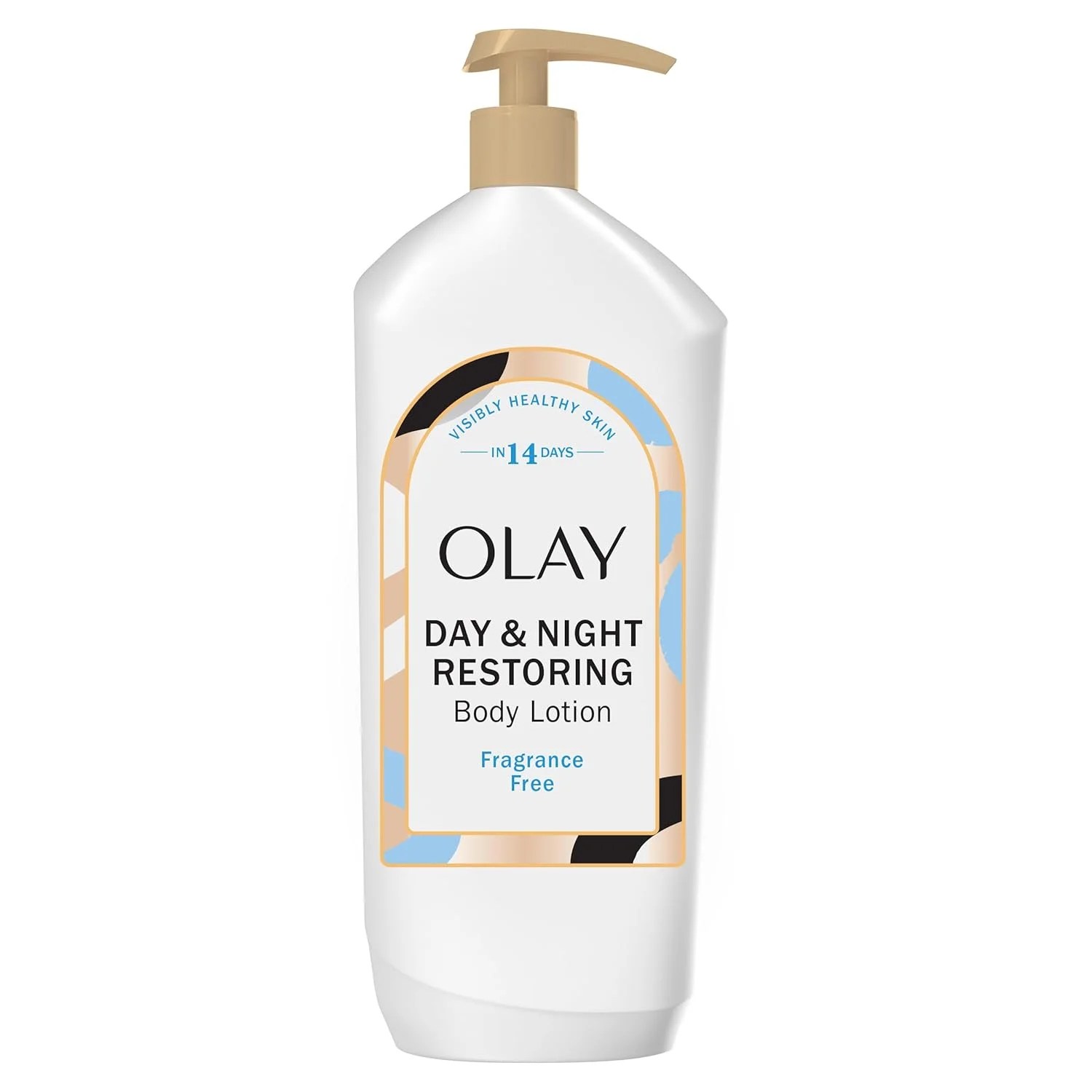 Olay Day & Night Restoring Body Lotion For Women, 24hr Hydration, Absorbs Instantly, Formulated With Vitamin B3 Complex, Fragrance-Free, 18 Fl Oz