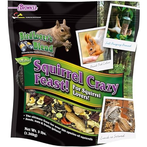 Fm Browns Brown Bird Lover's Blend Squirrel Crazy Feast, 3 Lbs