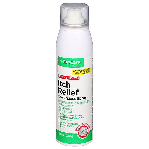 TopCare Extra Strength Itch Relief Continuous Spray, 2.7 oz