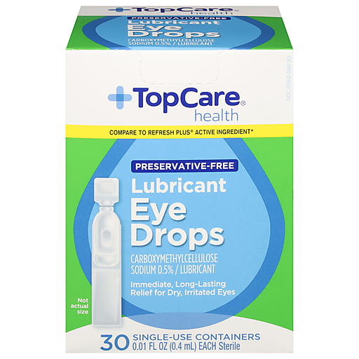 TopCare Lubricating Plus Eye Drops 30 ct