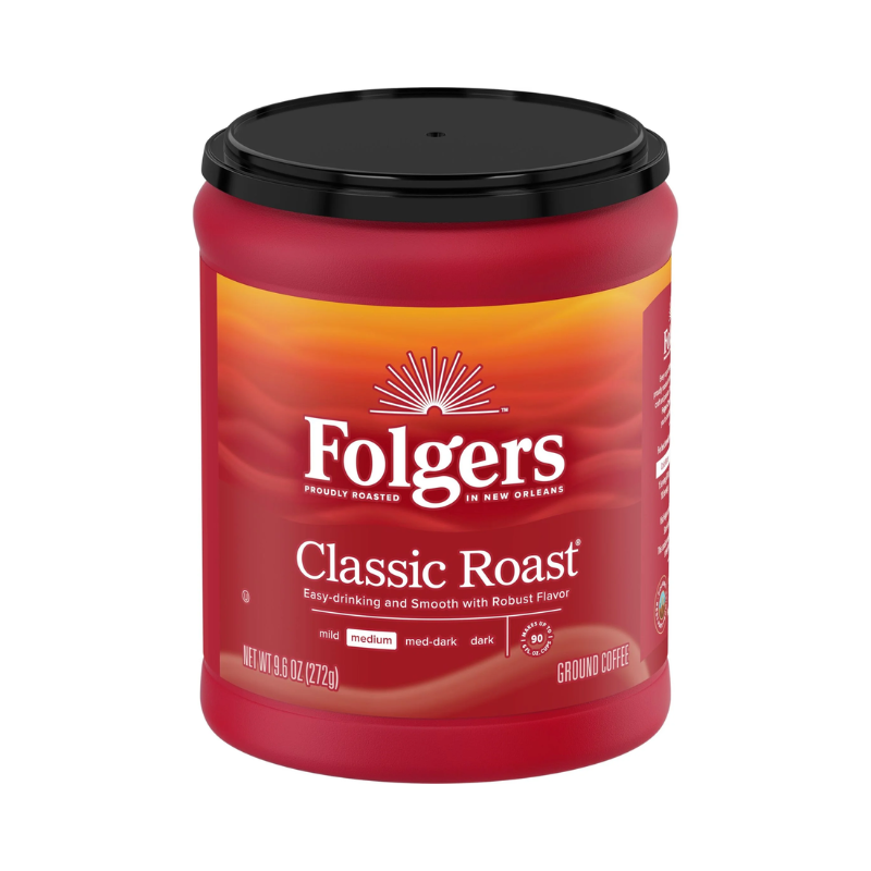 Folgers Classic Medium Roast Ground Coffee - 9.6oz