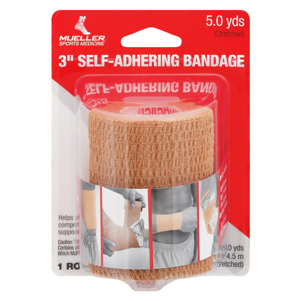 Mueller Bandage, Self Adhering, 3 Inch, 5.0 Yds
