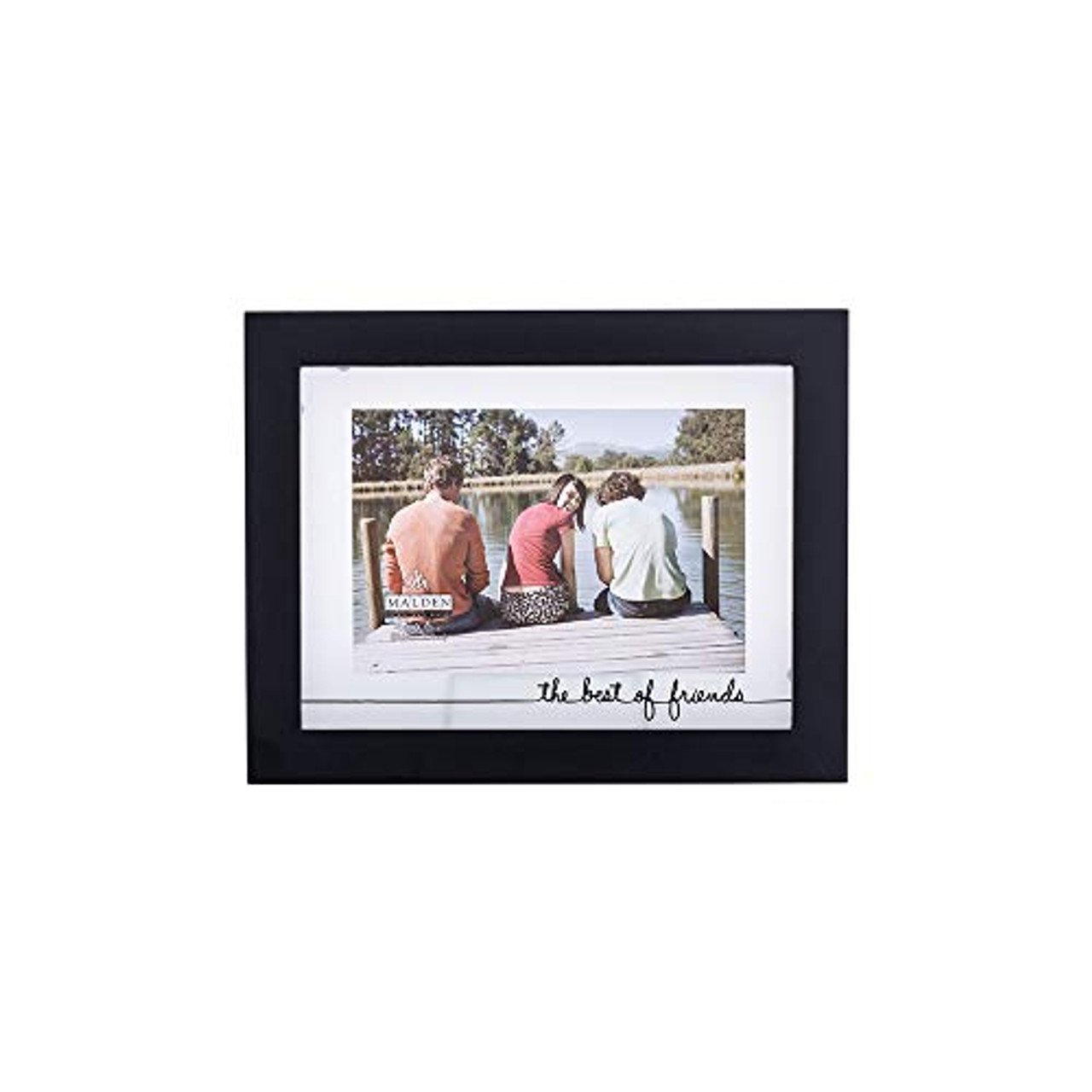 Malden Intl Designs The Best Of Friends Picture Frame 4x6 Silkscreened Glass Floater