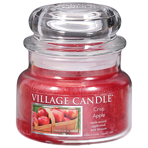 Village Candle Premium Jar, Crisp Apple