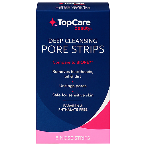 TopCare Pore Strips, Deep Cleansing, 8 ct