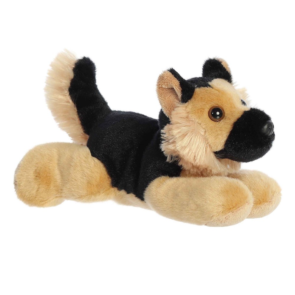 Aurora Small Shep Mini Flopsie Adorable Stuffed Animal Black 8\"