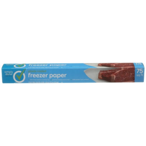 Simply Done Plastic Coated Freezer Paper 18 in 75 ft