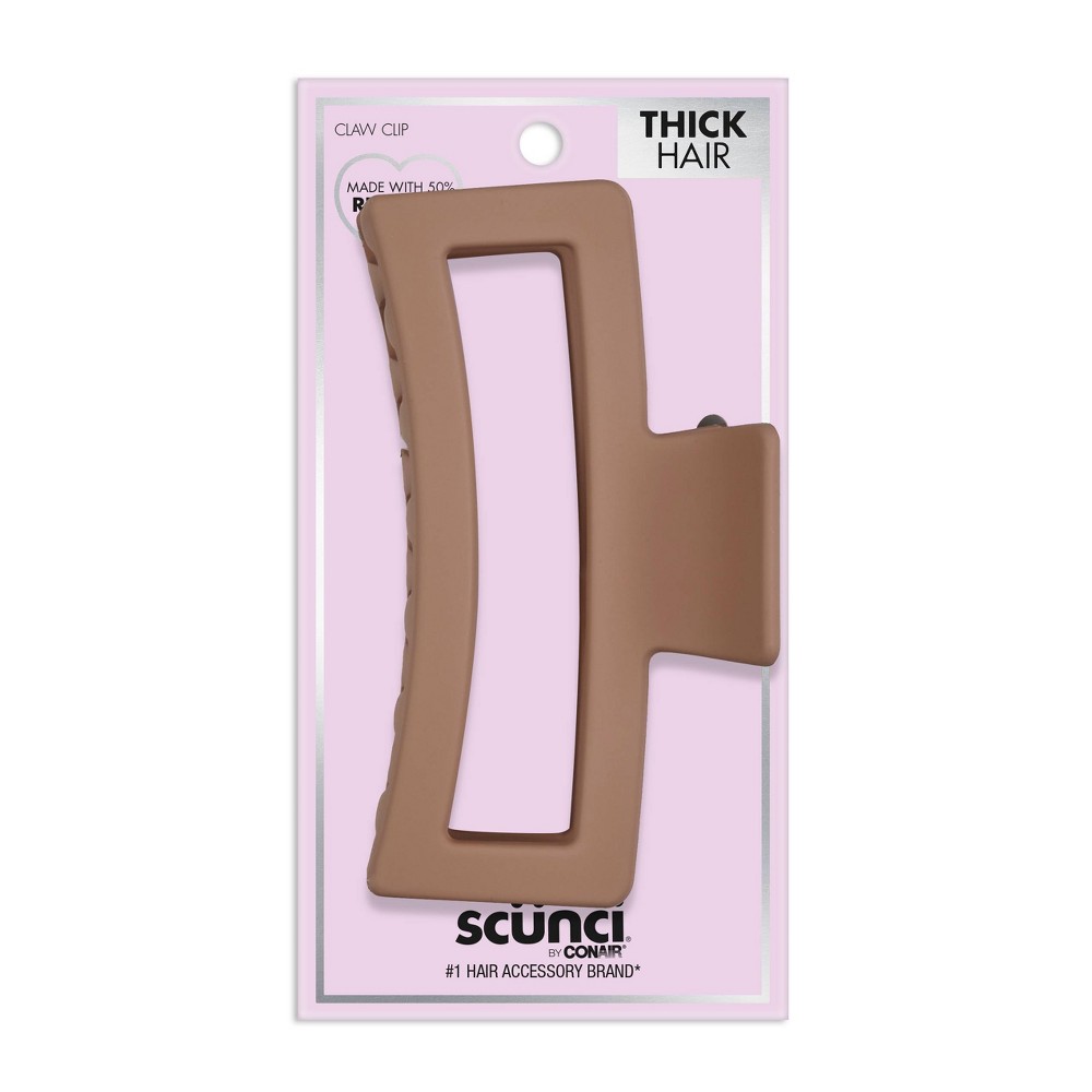 Scunci Open Rectangle Claw Clip
