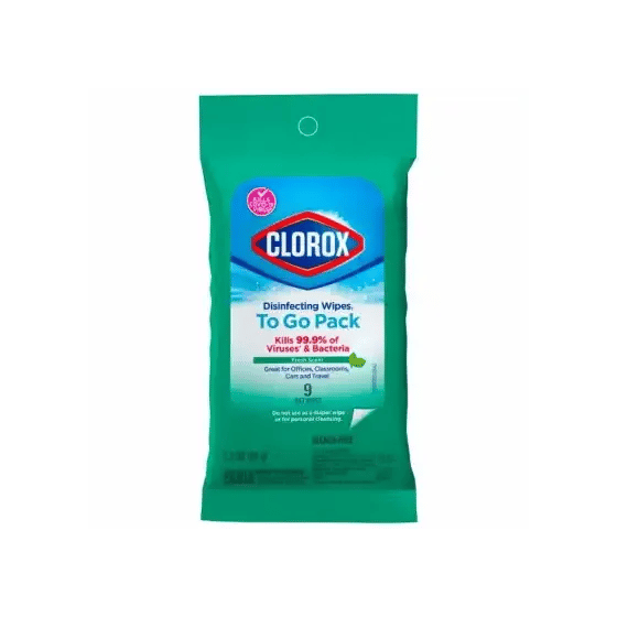 Clorox Disinfecting Wipes To Go Pack 9ct