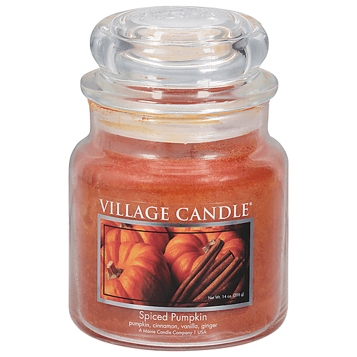 Village Candle Spiced Pumpkin Premium Jar