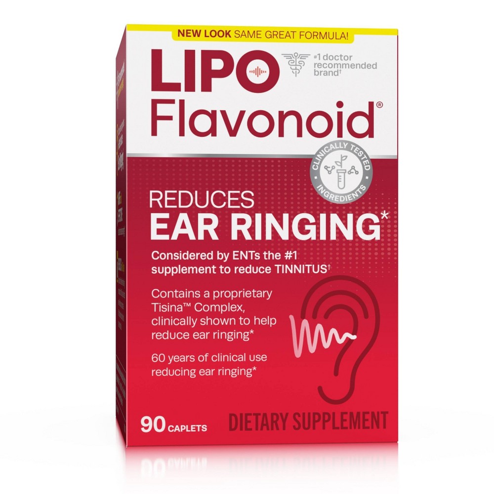 Lipo-Flavonoid Plus Inner Ear Health Caplets -90ct