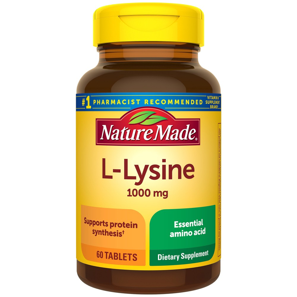 Nature Made Extra Strength L - Lysine 1000 Mg Tablets - 60ct