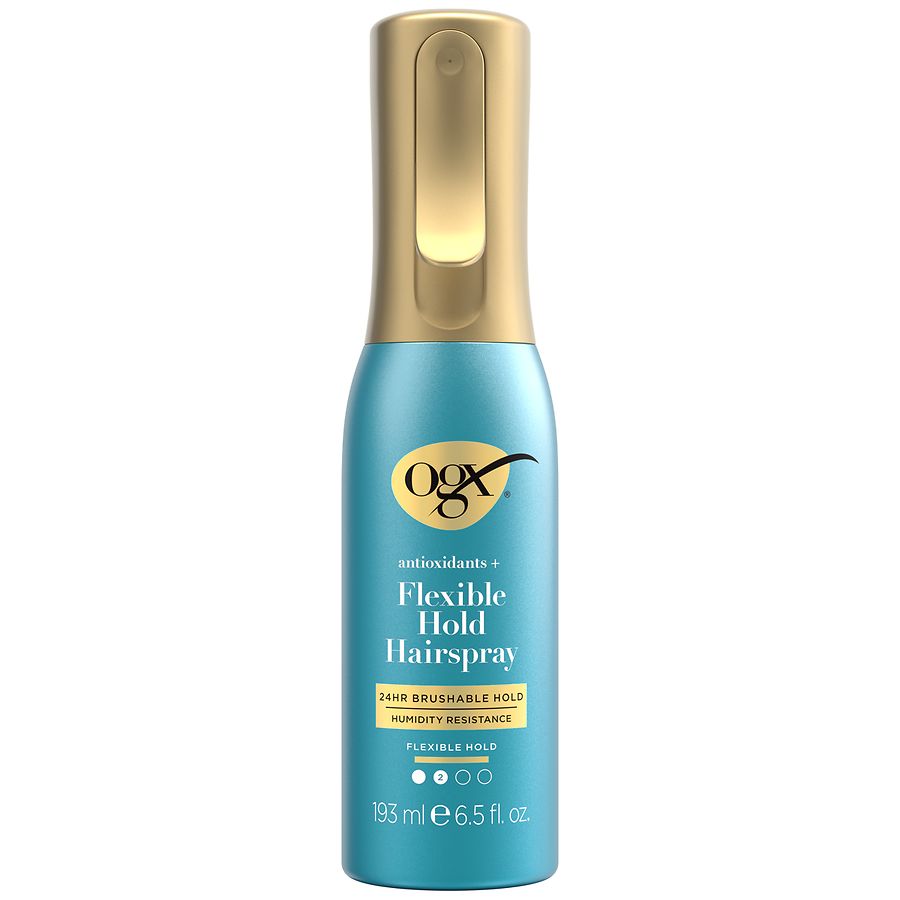OGX Antioxidants + Flexible Hold Hairspray, Anti Humidity Styling Spray