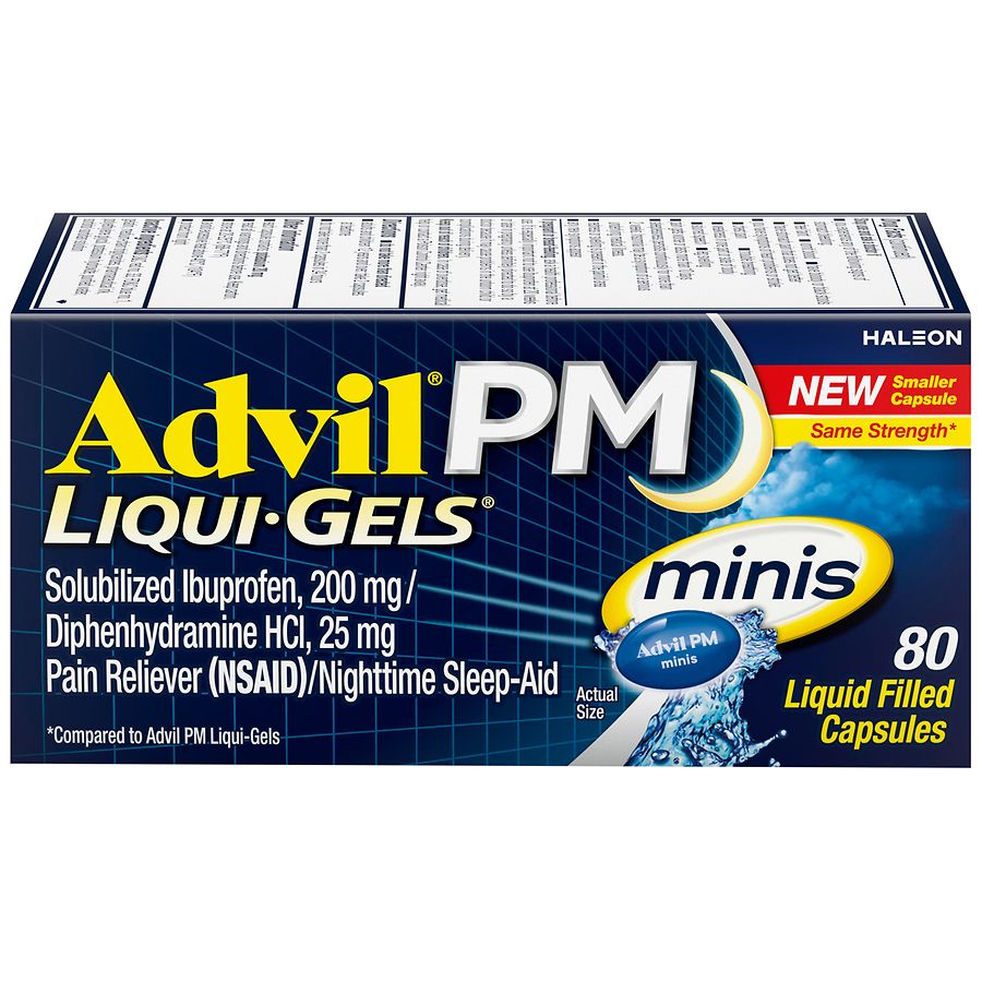Advil PM Liqui-Gels Minis, 80 Liquid Filled Capsules