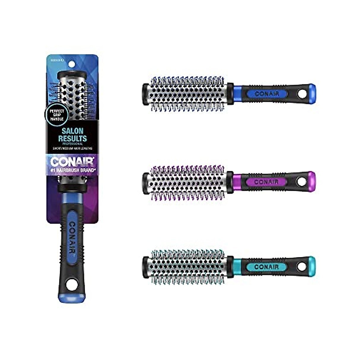 Conair Professional Salon Results Hot Curling Round Hair Brush - Assorted