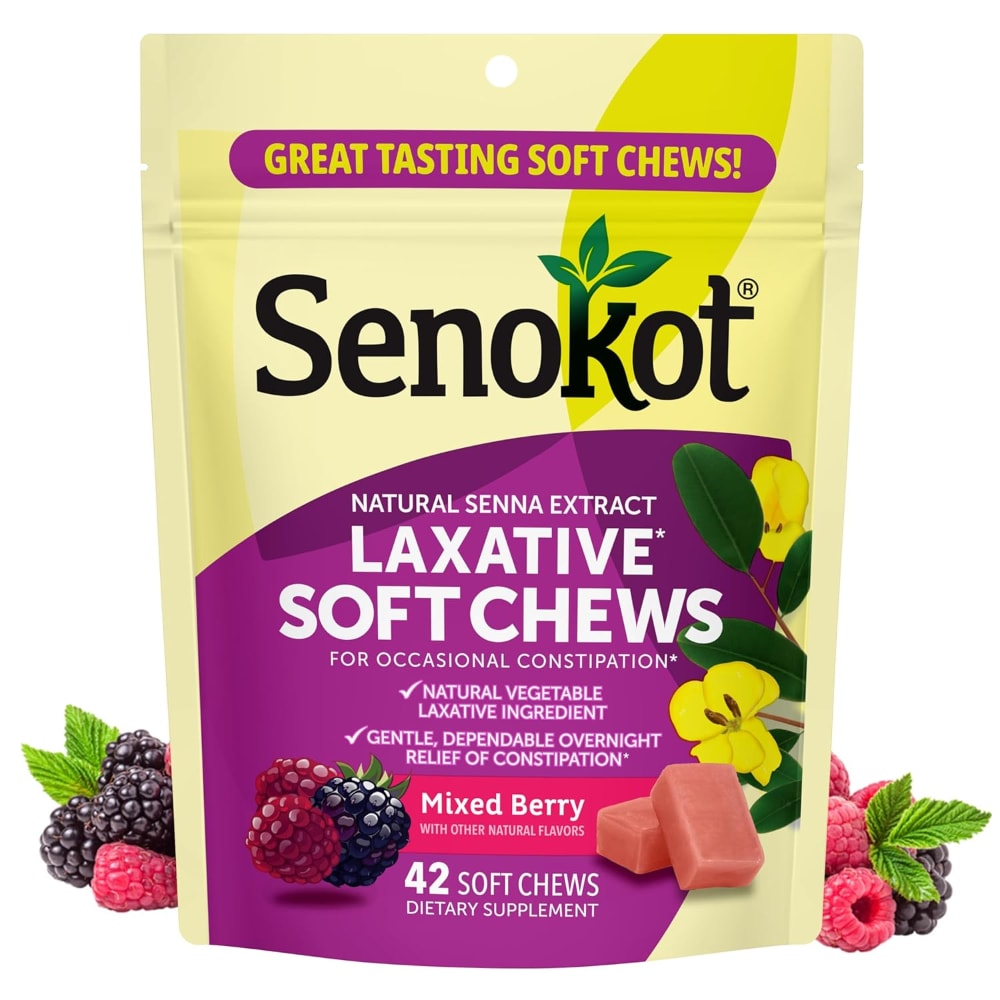 Senokot Mixed Berry Laxative Soft Chews