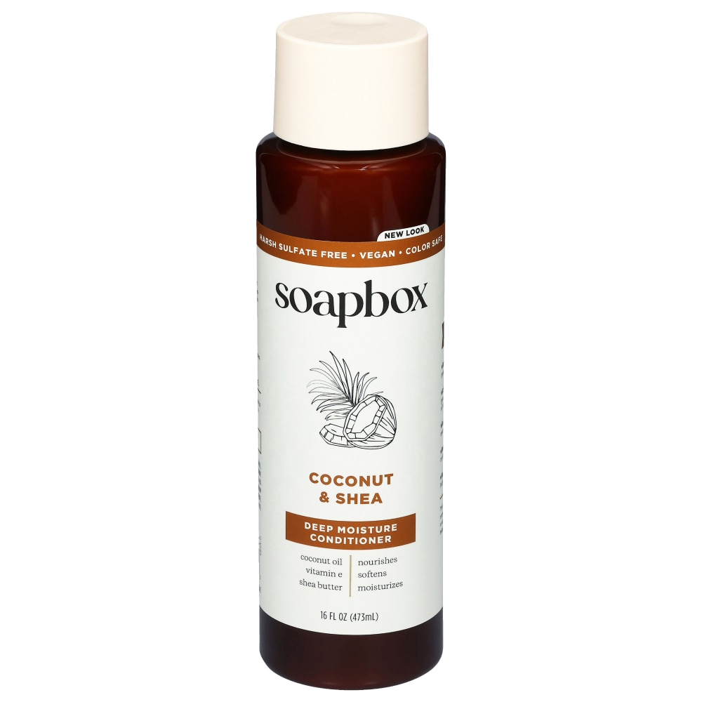 Soapbox Er, Coconut Oil, Moisture & Nourish 16 Fl Oz