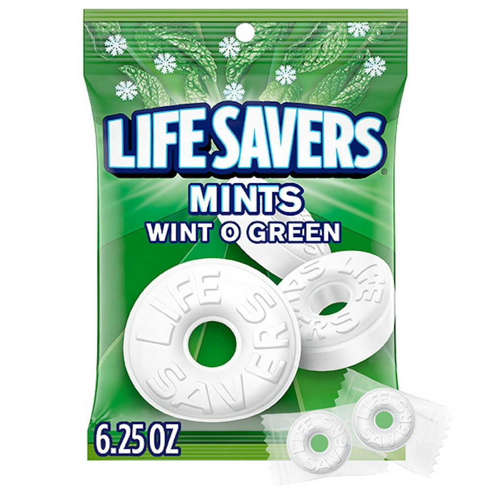 Life Savers Wint O Green Mints Candy Bag, 6.25 Ounce