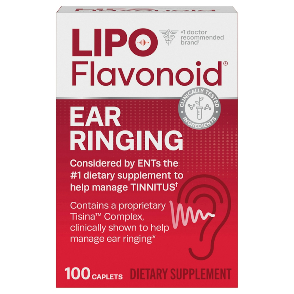 Lipo Flavonoid Plus Ear Ringing Supplement Caplets 100ct