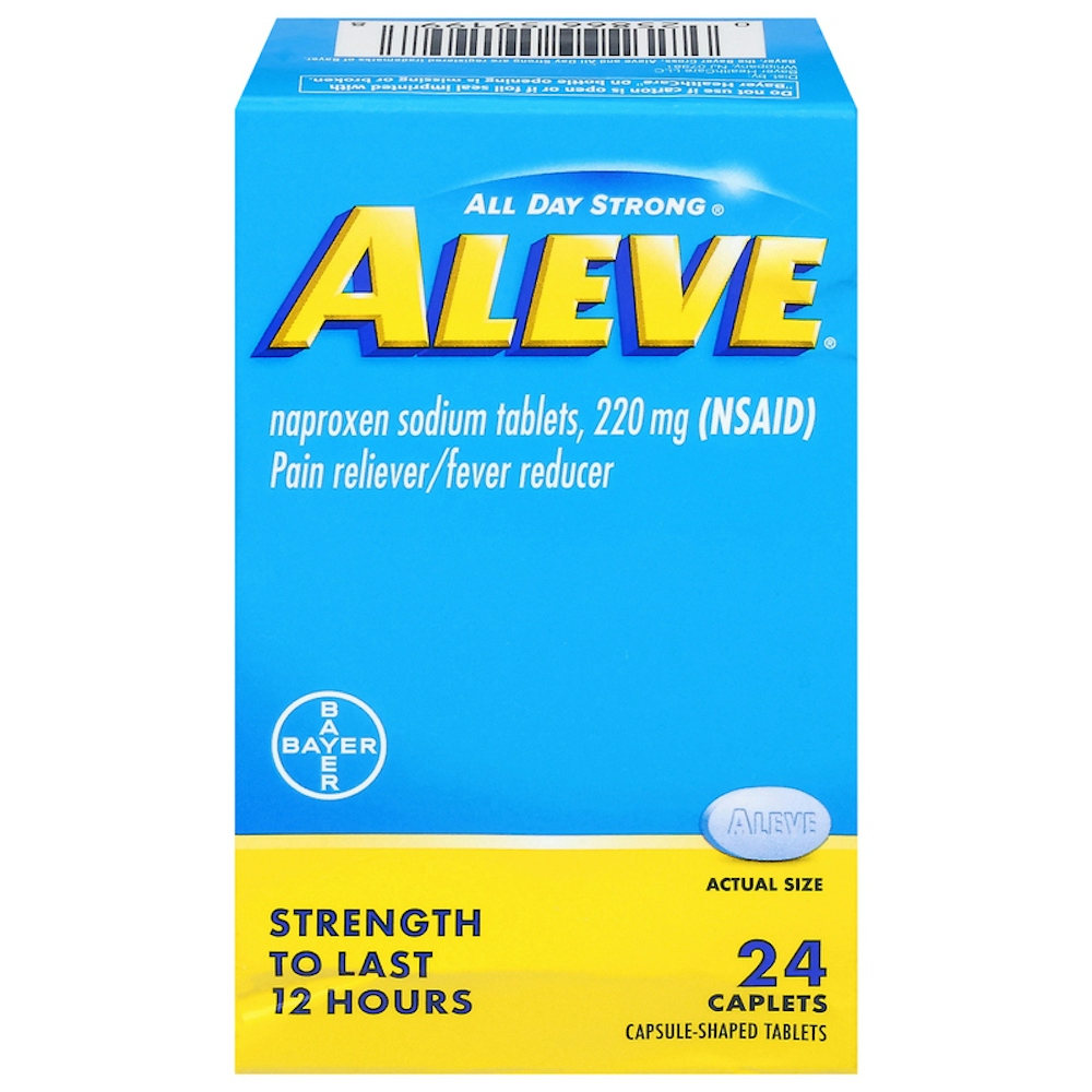 Aleve All Day Strong 220 Mg Pain Reliever/Fever Reducer 24 Caplets