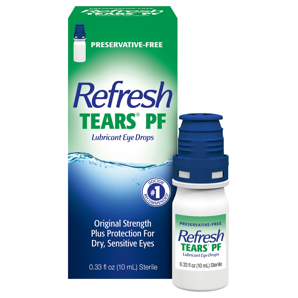 Refresh Tears PF Lubricant Eye Drops, 0.33 Fl Oz