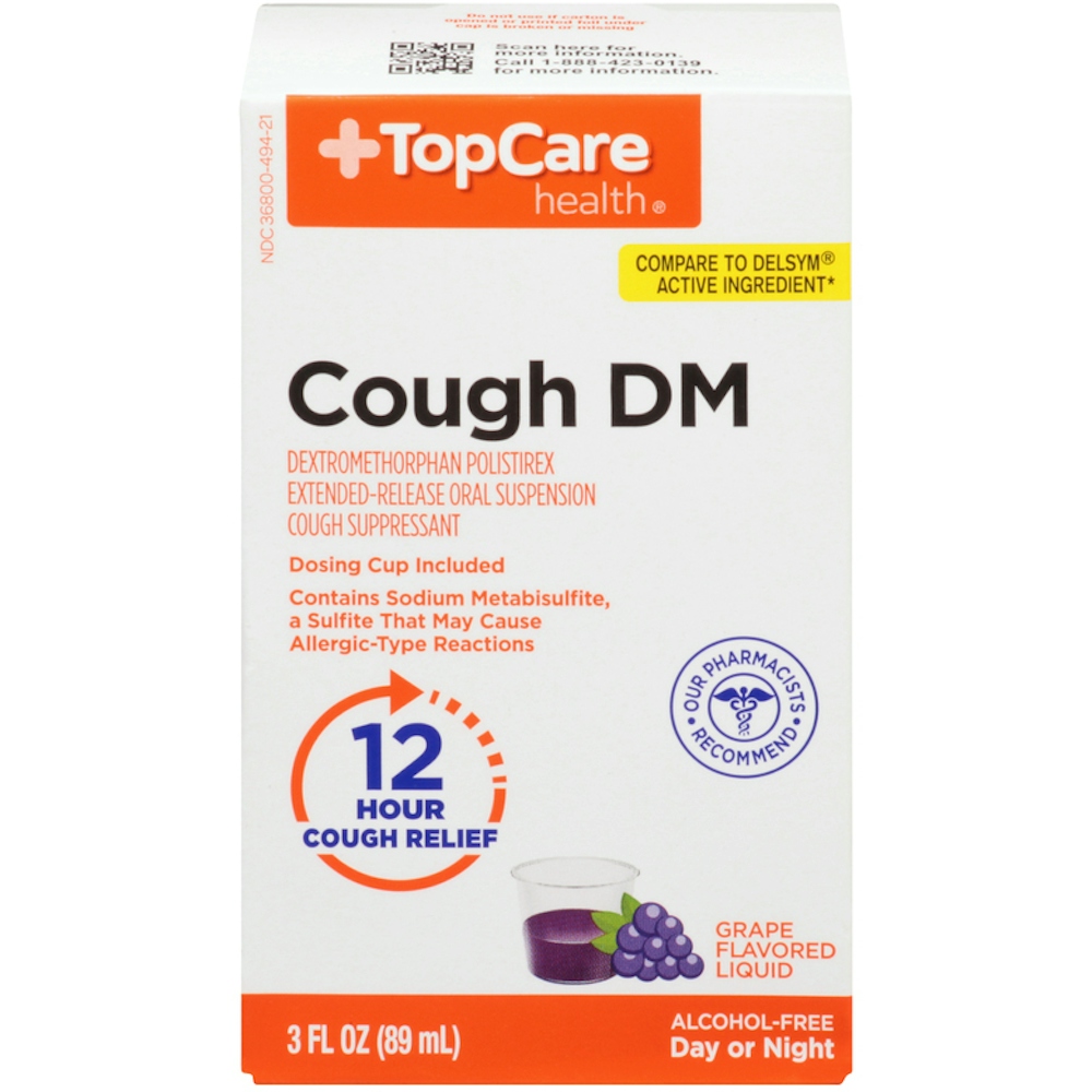 TopCare Cough DM Liquid Grape 4 fl oz