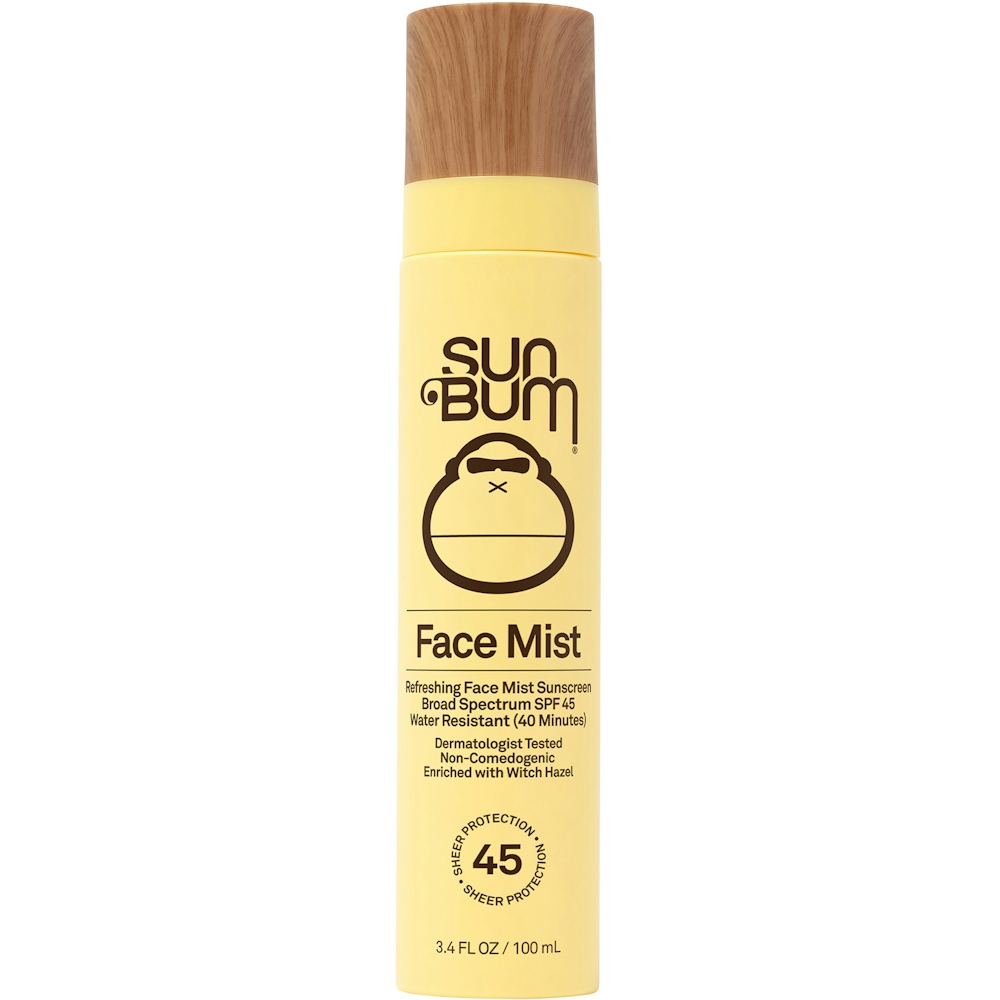 Sun Bum Broad Spectrum SPF 45 Refreshing Face Mist Sunscreen 3.4 Fl Oz