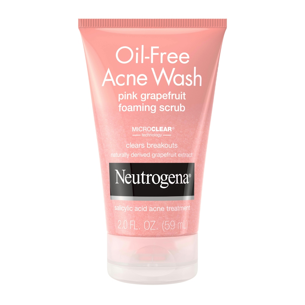 Neutrogena Oil-Free Pink Grapefruit Acne Wash Face Scrub