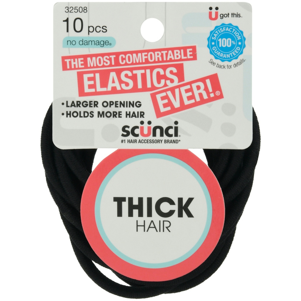 Scunci Thick No Damage Hair Elastics