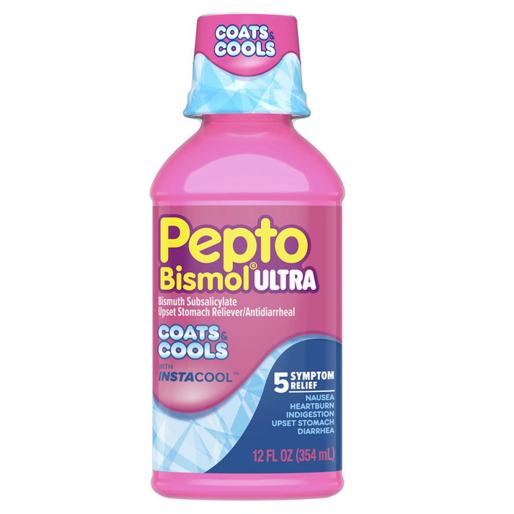 Pepto-Bismol InstaCOOL Liquid, Multi-Symptom Relief, 12 Fl Oz