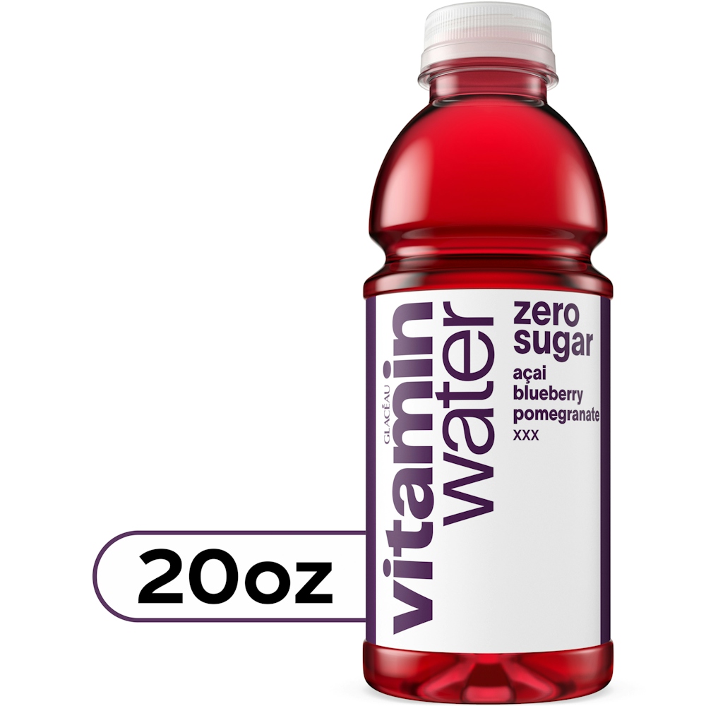 Vitaminwater Xxx Zero Sugar Acai Blueberry Pomegranate Flavored Beverage, 20 Fl Oz