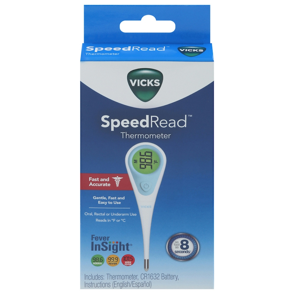 Vicks Speed Read Digital Thermometer With Fever Insight