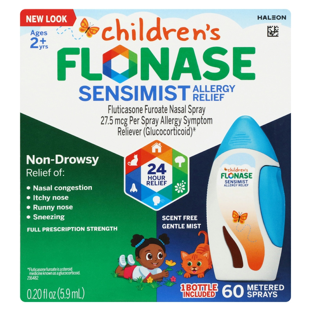 Flonase Ages 2+ Yrs Children's Nasal Spray Allergy Relief 0.2 Fl Oz