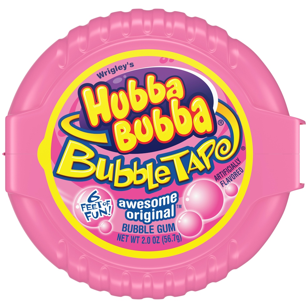 Hubba Bubba Awesome Original Bubble Tape Gum 6' - 2oz