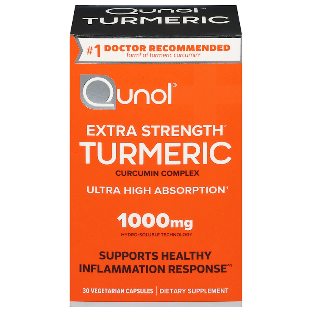 Qunol Extra Strength Turmeric 1000mg Vegetarian Capsules 30ct