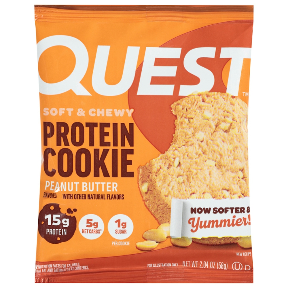 Quest Protein Cookie, Peanut Butter, Soft & Chewy 2.04 Oz