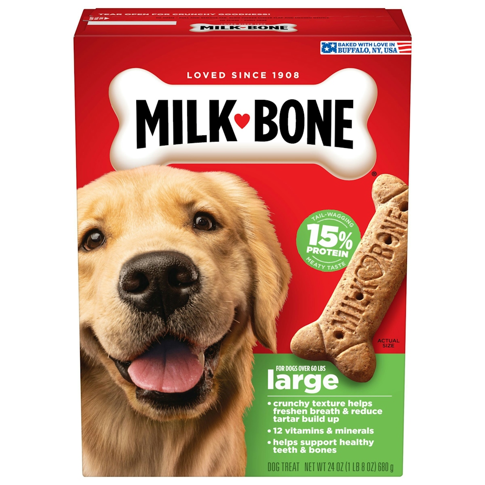 Milk-Bone Original Dog Biscuits For Large Sized Dogs, 24 Ounce