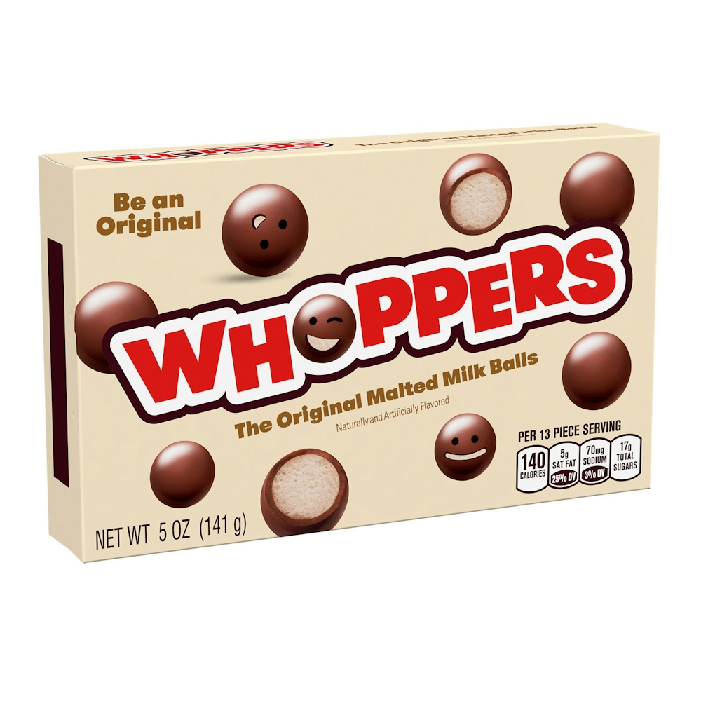 Whoppers The Original Malted Candy Milk Balls Theatre Box 141g
