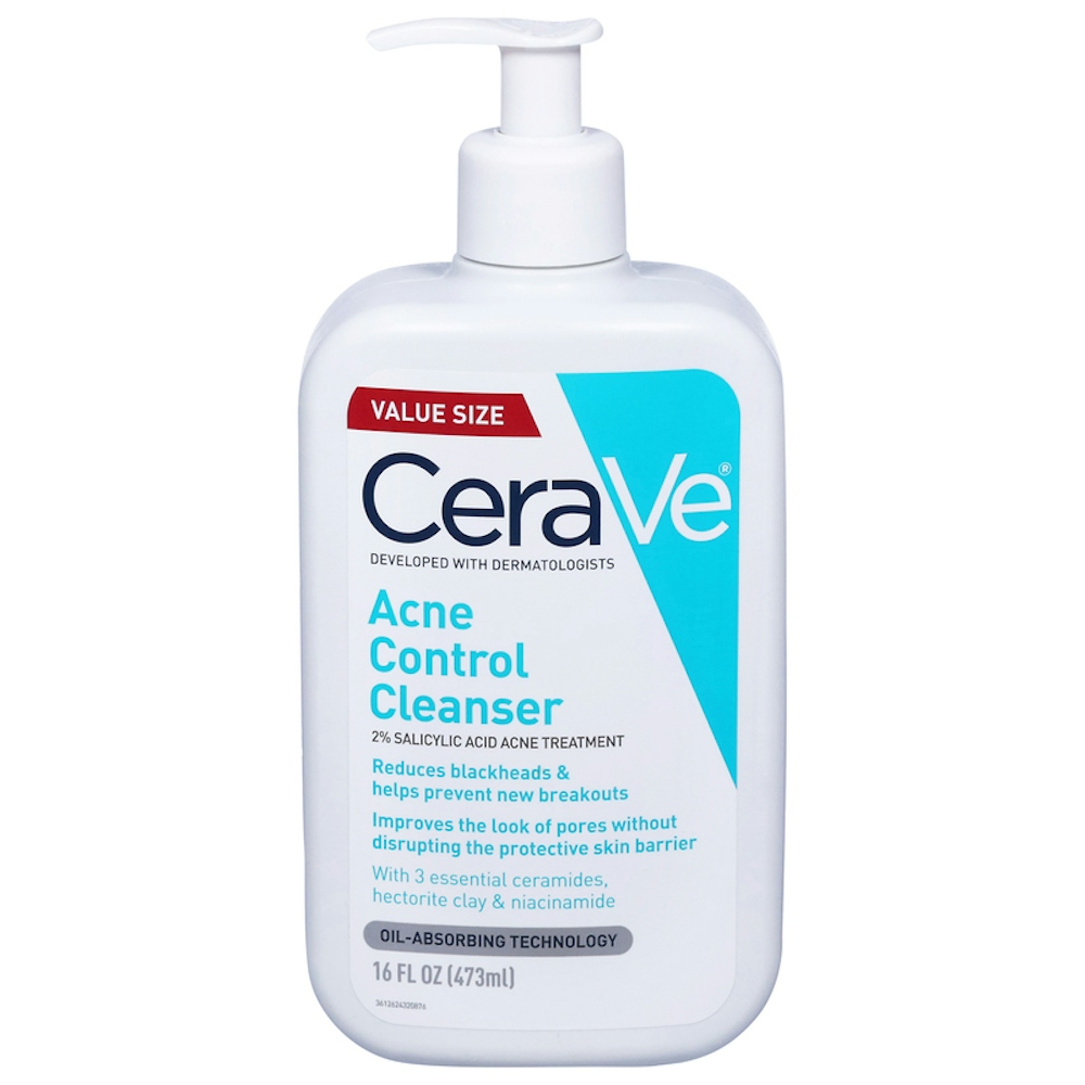CeraVe Acne Face Cleanser W/ Salicylic Acid & Purifying Clay